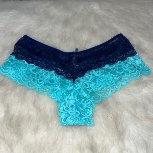 Lace Two tone blue Panties